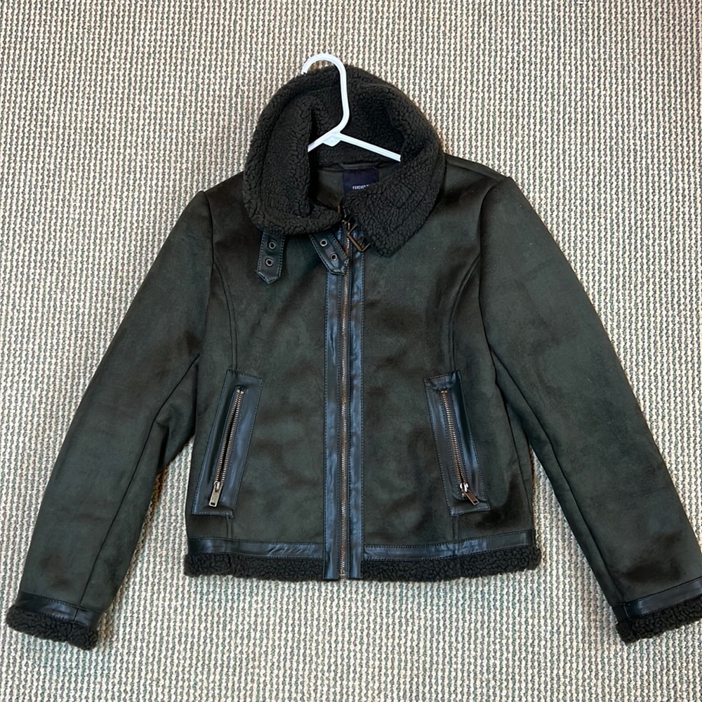 Forever 21 faux suede jacket